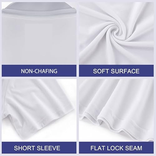 50 Bulk Men’s T Shirts for Homeless in White, Black Bulk Undershirts for Men Packs for Comfort, Protection S, M, L3