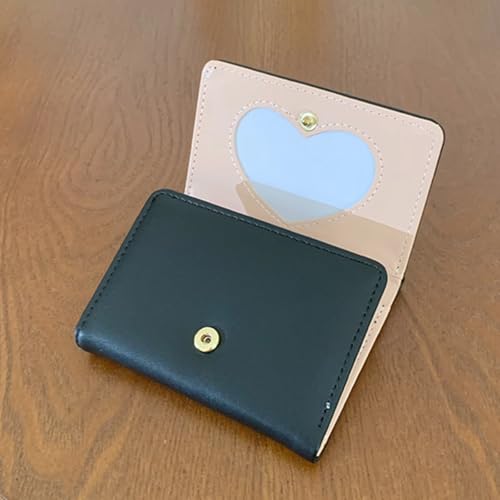 Womens Wallet with Card Holder Small Coin Purse Korean Styles Change Purse Bows Short Purse PU Leather Wallet for Travel3