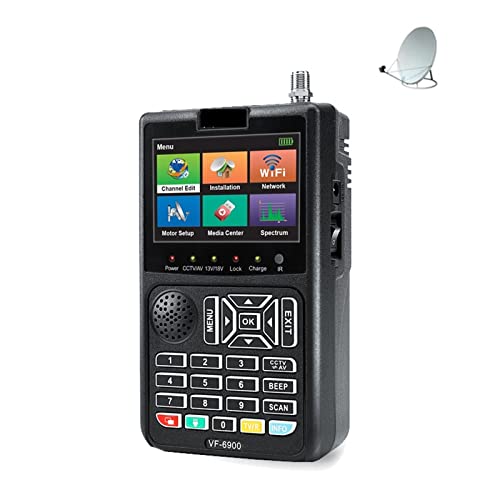 Buscador de medidor de señal satelital VF-6900 PRO con pantalla LCD de alta visibilidad