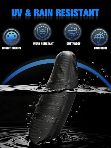Image of Electric Dirt Bike Seat Cover for Talaria Sting MX3 /R MX4 MX5 /PRO Black,High Elastic Leather