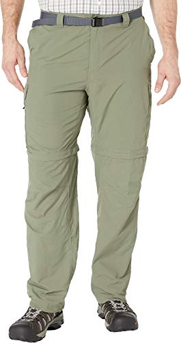 Image of Columbia Men's Big and Tall Silver Ridge Convertible Pant, Breathable, UPF, Cypress, 52x32