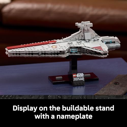 Image of LEGO Star Wars Venator-Class Attack Cruiser Building Set for Adults, Men & Women, Ages 18+ - Movie Collectible & Room Decor for Office, Bedroom, or Book Shelf - Gift Idea for Birthdays - 75441
