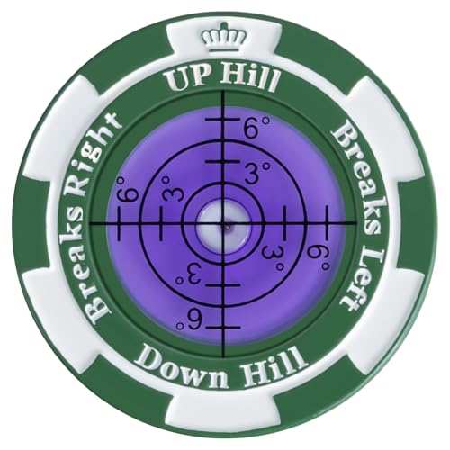 image for Prodigora SlopeMaster ProGreen Reader - Golf Ball Marker with High Pre