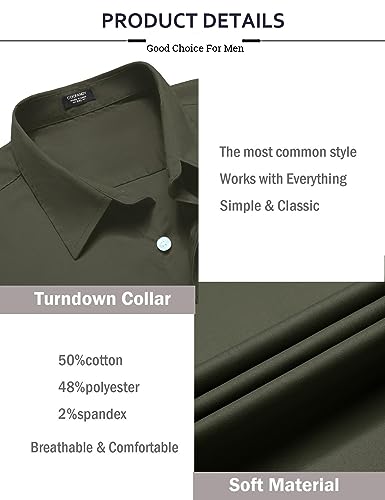 Coofandy-Mens-Muscle-Fit-Dress-Shirts-Wrinkle-Free-Short-Sleeve-Casual-Button-Down-Shirt