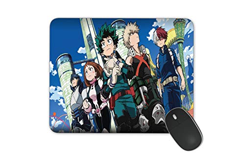 JNKPOAI My Hero Academia Mouse Pad Customized Rubber Mouse Pad Printing Good Feeling Mouse Pad (My Hero Academia, Square)