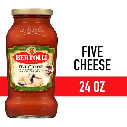 Image of Bertolli Pasta Sauce, Five Cheese, 24 oz