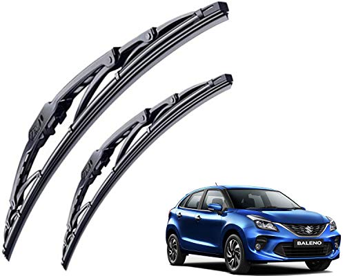 Image of WolkomHome High Performance OE Car Wiper Blade Replacement set of 2 Pc Right 21 inch Left 18 inch for Maruti Baleno