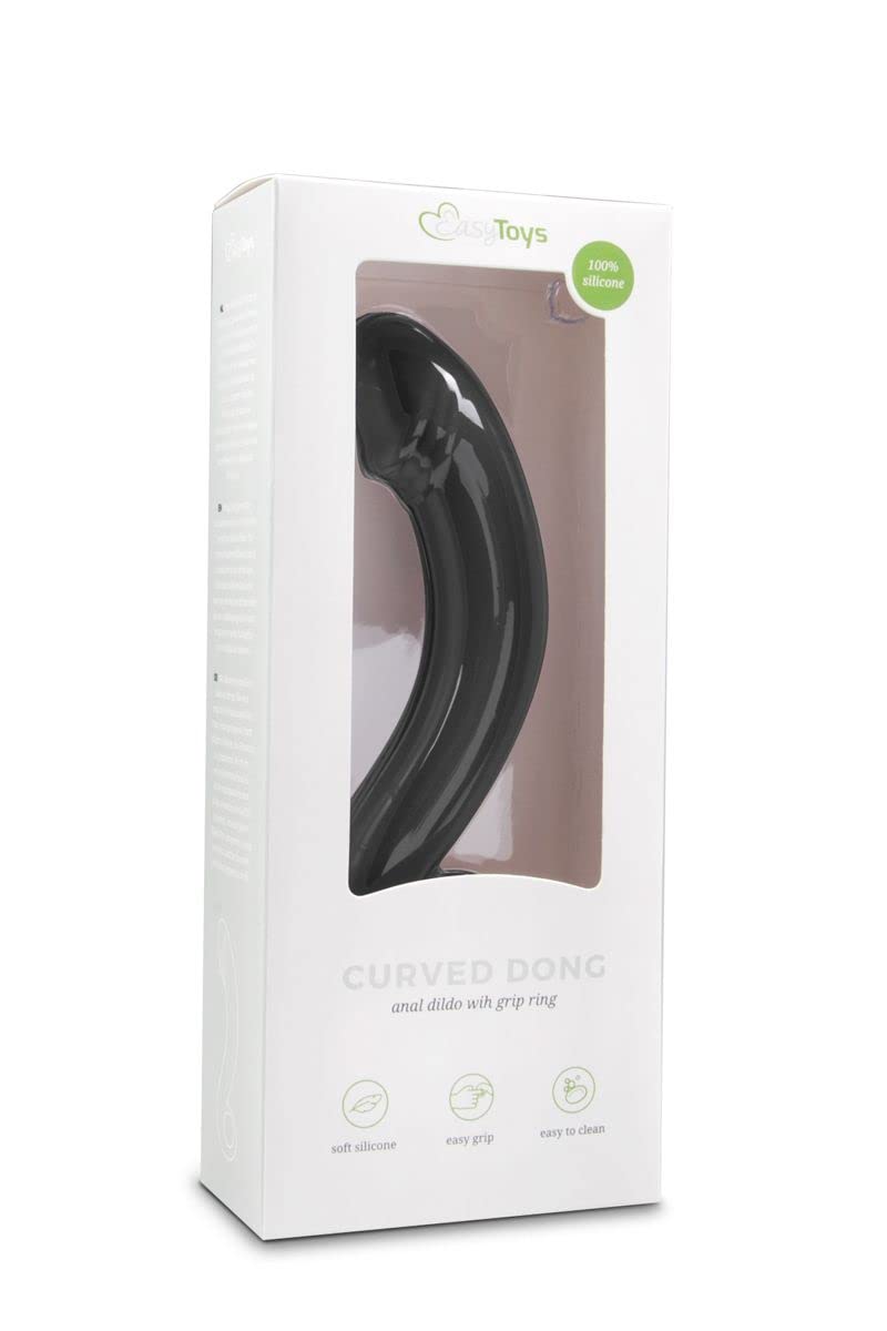 Gode de prostate en silicone noir