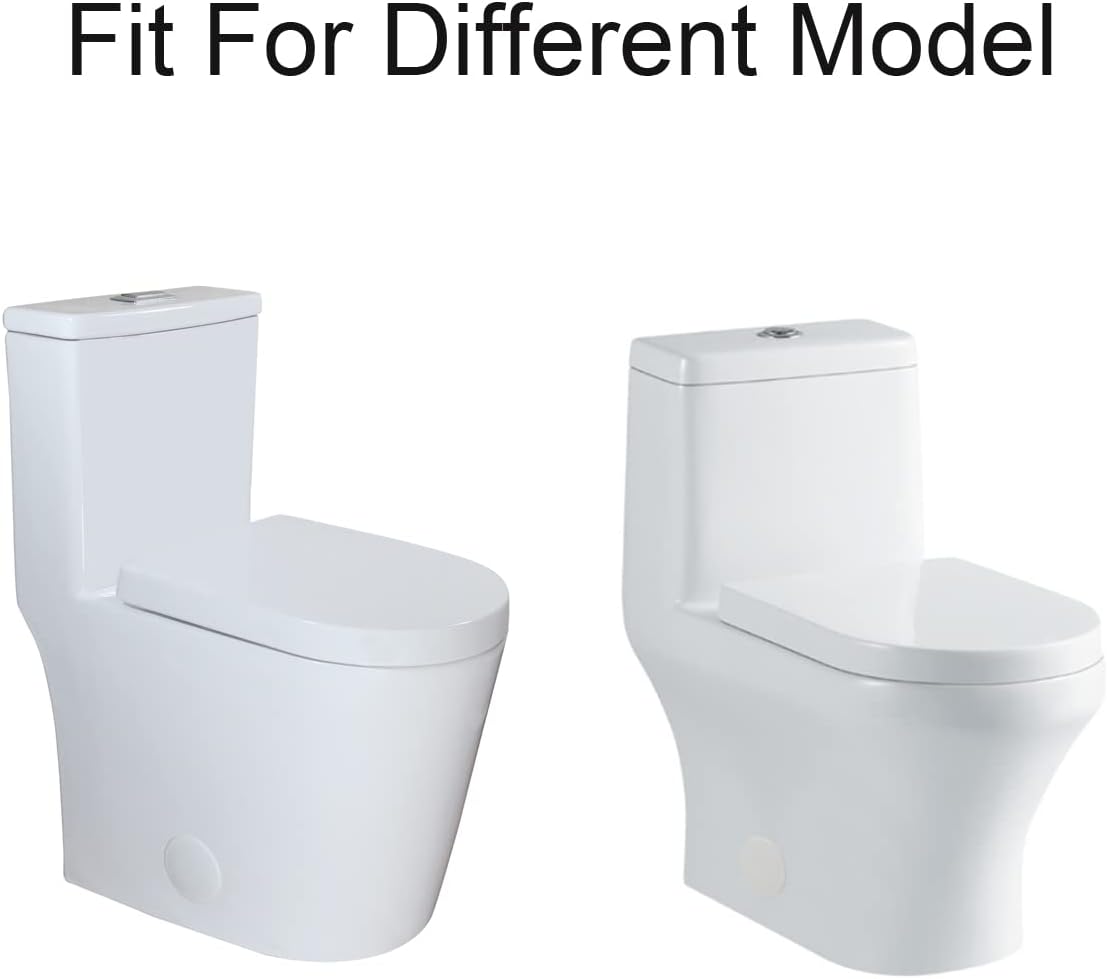 WinZo UF089 UF Small U Shape Toilet Seat For WinZo Compact Toilet, Heavy Duty Material Soft Close Easy Install Clean Design, White
