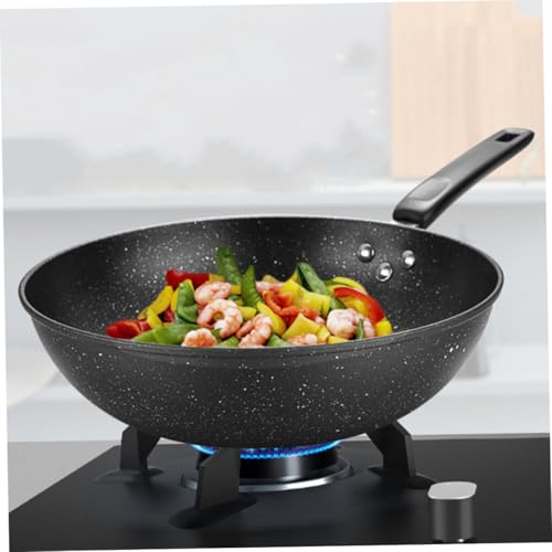 Wok pequeño antiadherente de piedra Maifan miniatura 4