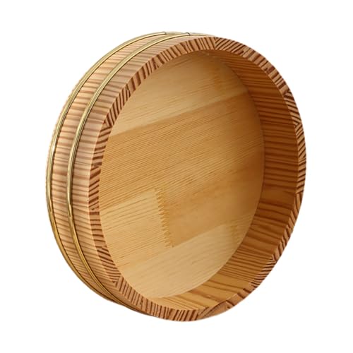 Genérico Cubo De Sushi Plato De Arroz Sushi Oke Para Mezclar Arroz Cesta Para Servir Pan Ok Japones Barril De Tazón De De Japonés Hangiri Ok De Madera