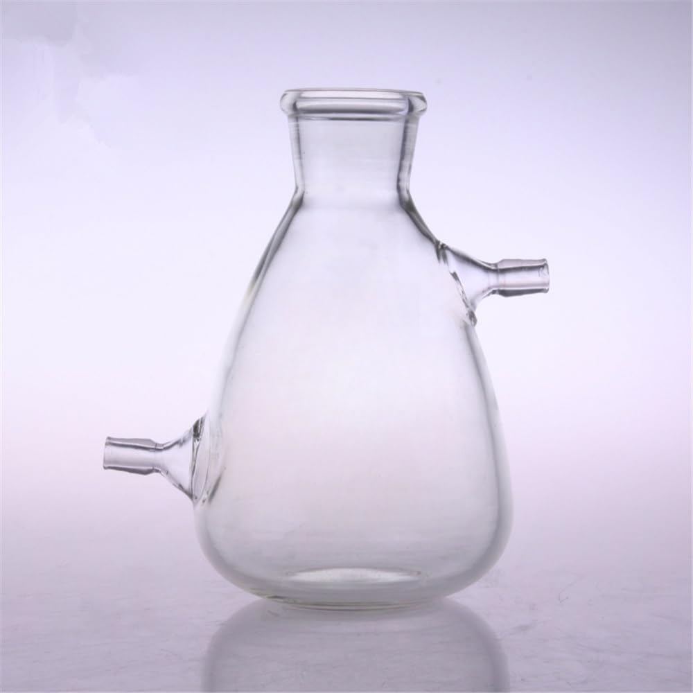 Matraz de vidrio de alto contenido en borosilicato Juego de matraz de vidrio de laboratorio de borosilicato, filtración de succión de 125-1000mL(1000ml)