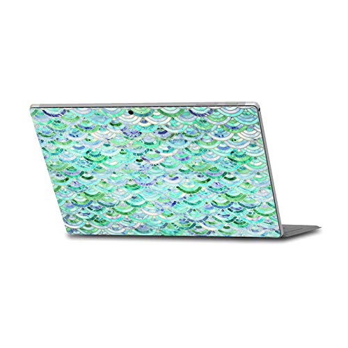 Autocollant Surface Pro 5 skin vinyle marbre vert montre quartz pour Microsoft Surface Pro 4/6