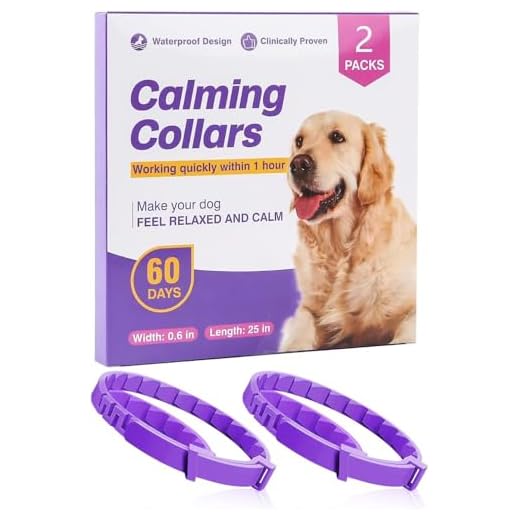 Beruhigungshalsband für Hunde im 2er Set