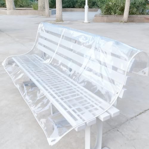 Toldo transparente 160 x 210 cm lona impermeable exterior plegable resistente 8