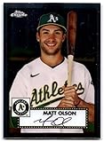 2021 Topps Chrome Platinum Anniversary #218 Matt Olson Oakland Athletics Baseball Card - Sportscard Superstore