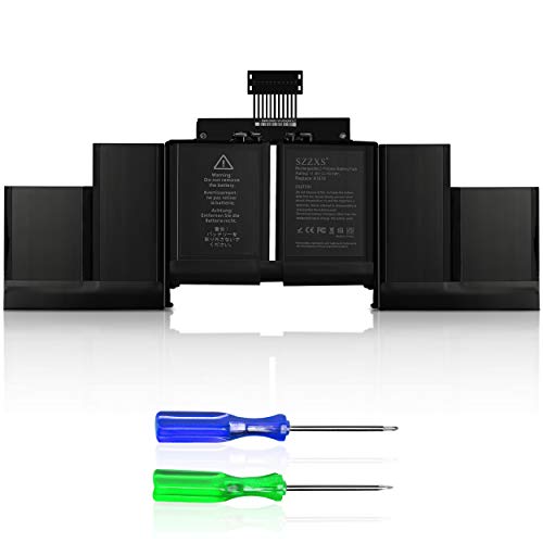 SZZXS Batería para portátil A1618 A1398 para Retina 15"A1398 2015 Batería para Pro 15 Pro 020-00079 MJLQ2LL / A MJLT2LL / A -11.36V 99.5Wh 8755mAh Cover