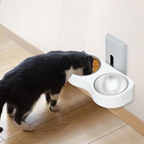 Wall-Mounted Cat Bowls | Height Adjustable Cat Bowls | Cat Water Bowls | Space-Saving Dog Bowl | Wall Mounted Pet Bowls | Pet Feeding Station | Adjustable Feeding Tools for Small Medium Large Dogs – Bild 3