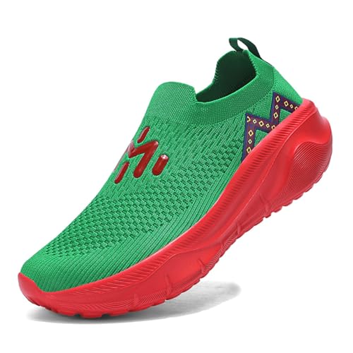 Women's Slip-On Sneakers - Lightweight Breathable Walking Shoes - Casual Athletic Running Shoe