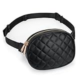 UTO Riñonera para Mujer Hombre con 2 Bolsillos Bolso Impermeable Riñonera para Deportes y Viaje Cinturón Ajustable...