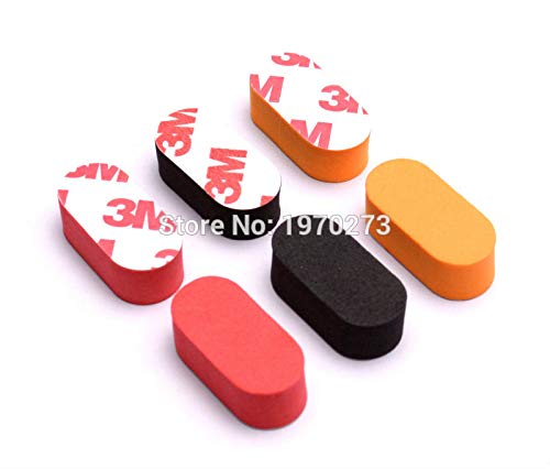 Occus Parts & Accessories QAV-R 220 Replacement M3 Sponge Landing Gear 3M Gyro Mounting Pad Shockproof for DIY Mini Drone180 210 250 FPV Quadcopter - (Color: 8pcs Black)