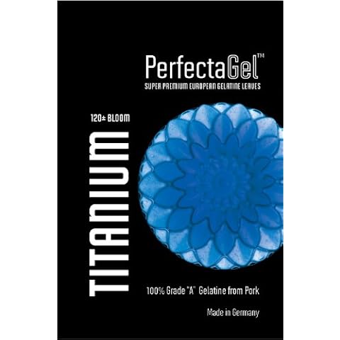 PerfectaGel Titanium Gelatin Sheets (120 Bloom) - 1kg [200 sheets] Cover