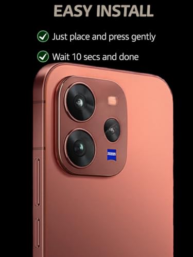 Image of SHILD Camera Lens Protector for Vivo V70 / Vivo V70 Elite, 9H Tempered Glass, Ultra Clear HD, Scratch-Resistant, Case Friendly, Bubble-Free Easy Installation, 1 Pack