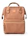 Produktbild Kah&Kee Leder Rucksack Wickeltasche mit Laptopfach Travel School für Damen (Rosa, Klein)
