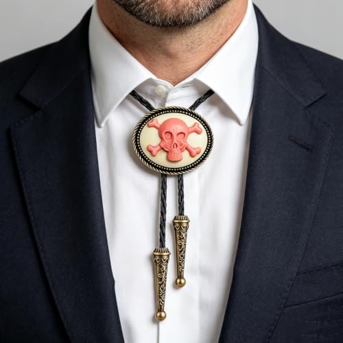 Image of Jeilwiy Bolo Tie for Men, Western Bolero Tie Cowboy Ties Native American Cowgirl Bolo Tie Accessories for Men Women