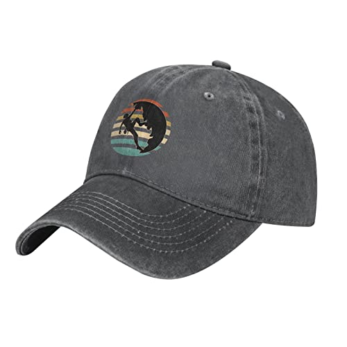 Vintage Rock Climbing Adjustable Baseball Cap for Adults
