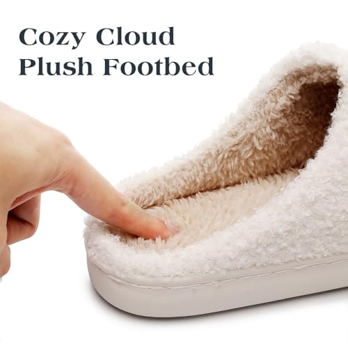 Christmas Tree Slippers for Women and Men - Plush Memory Foam Fluffy Slippers With Thick Bottom - Soft Vintage Home Shoes3