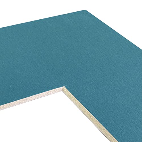 Craig Frames B533 Pre-Cut Mat Board for 12x12 Print, 20x20, Ocean Blue