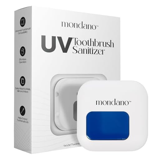 Mondano UV-C Toothbrush Sanitizer and Holder, Toothbrush Case - Manual/Electric Toothbrush Cover for Any Toothbrush Head - Rechargeable Toothbrush Travel Case, Tooth Brush Cover Cap for Home