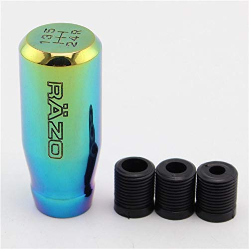 Universal Neo Chrome RAZO 5 Speed Gear Shift Knob Car Racing Shifter
