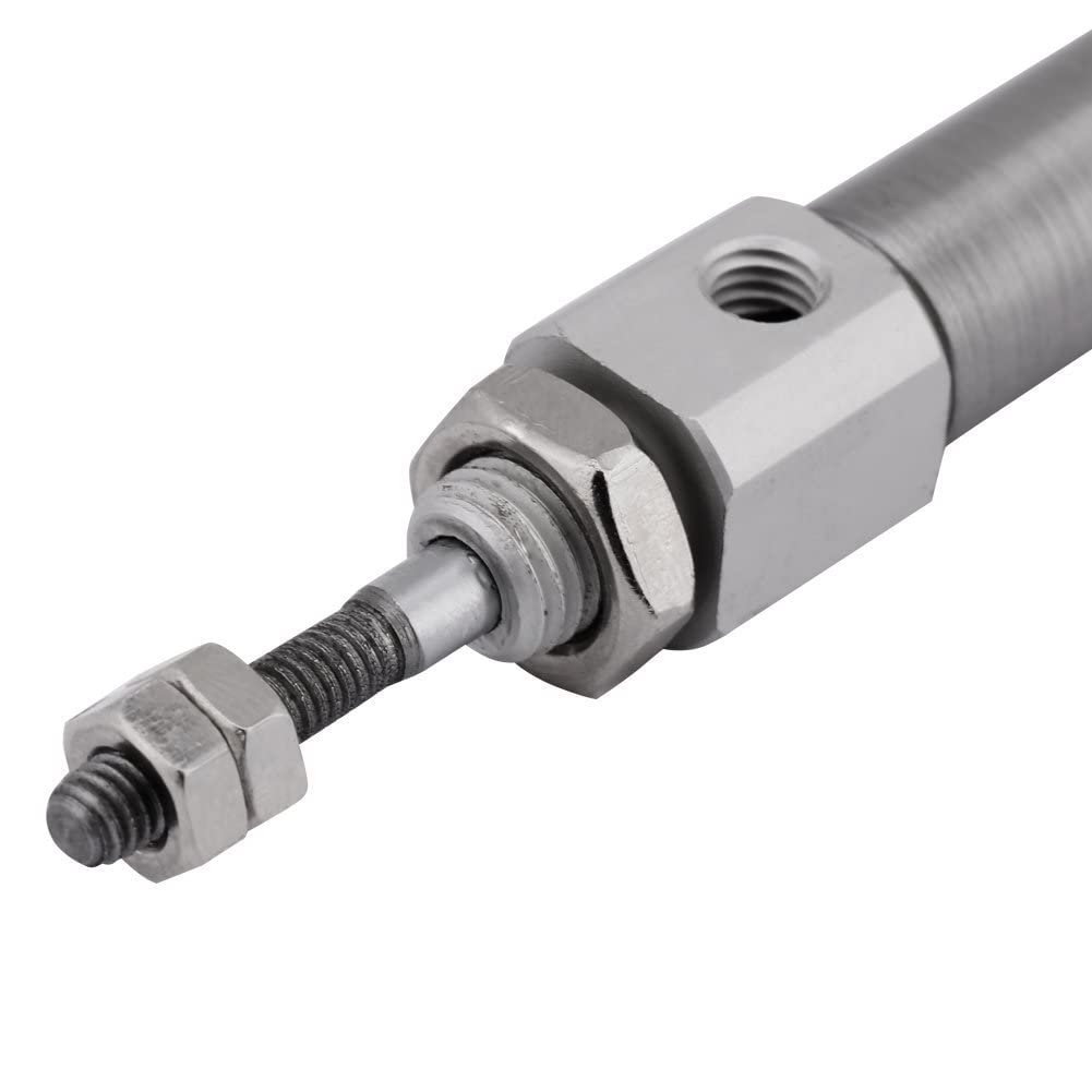 1 szt. walca pneumatyczna podwójny skok działania 100 mm kompaktowy cylinder powietrza ze stali nierdzewnej CDJ2D10-100-B