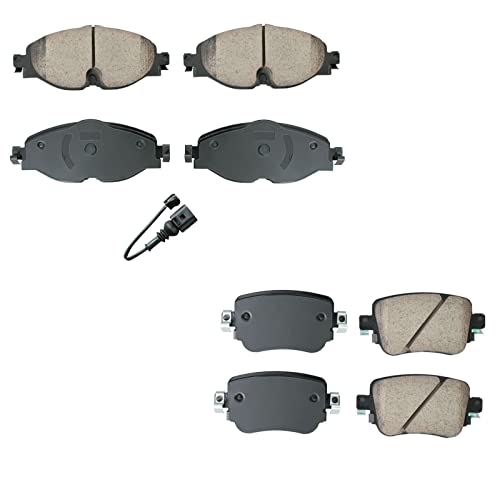 VW Golf MK7 Ceramic Brake Pads & Wear Sensor Kit