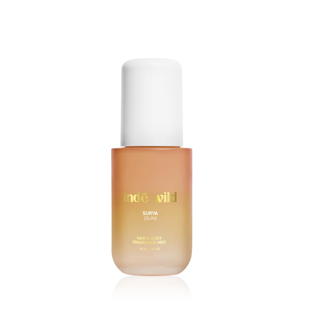 indē wild Surya (Sun) Hair and Body Fragrance Mist | Non-Irritating, Non-drying on Hair & Skin | Orange Flower, Patchouli, Vanilla, Musk | Citrusy & Musky | 60ml-image-42