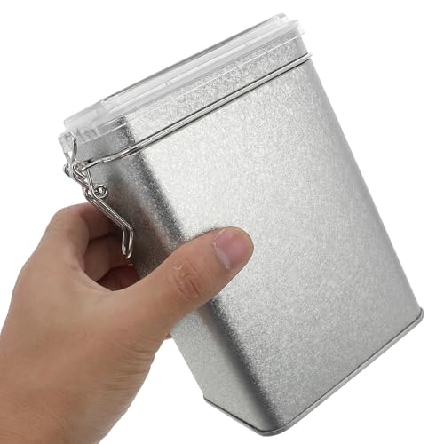 Recipiente hermético para café de hojalata con tapa ventana miniatura 7