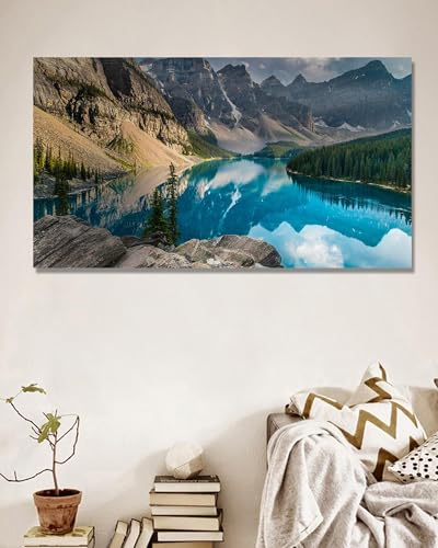 Tableau déco montagne authentique impression sur toile salon