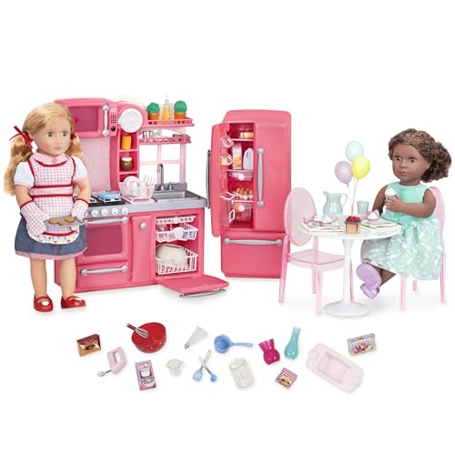 Our Generation BD37365Z Cuisine Rose idée cadeau enfant 3 ans - 5
