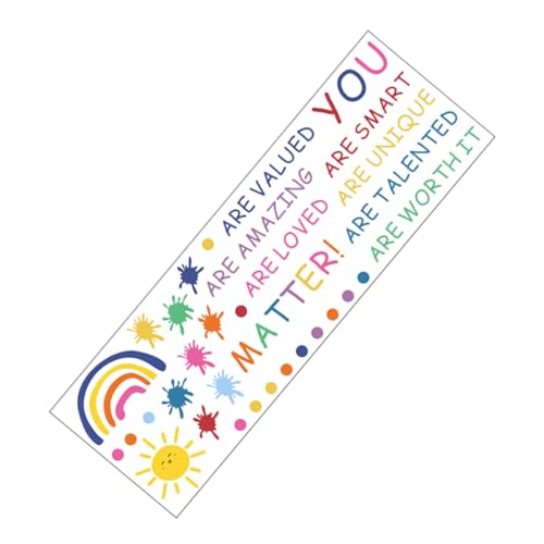 Vinilo Decorativo con Frase Inspiradora Multicolor 90x30 cm