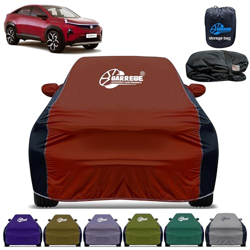 Image of Car Cover for Tata Curvv All-Weather & Scratch Protection with Mirror & Antenna Pockets | Washable Fabric | Custom Fit | Premium Multicolor | We Send Any One Color from Showing Image