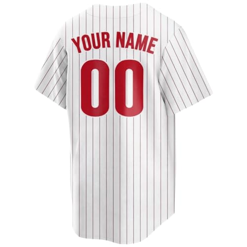 Camiseta de béisbol personalizada para adultos y jóvenes con nombre, número y logo miniatura 5