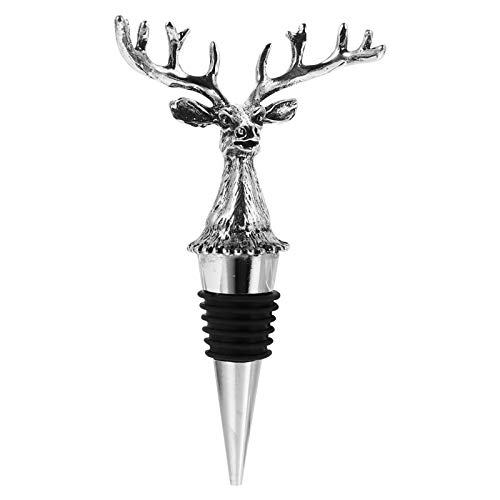 Silver Stag’s Head Wine Stopper.