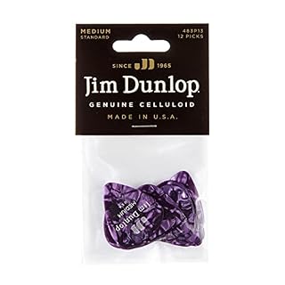 Dunlop 483 Picks GENUINE CELLULOID CLASSIC purple, Medium - Les Beatles, Paul McCartney, John Lennon, RIngo Starr, George Harrison Dunlop 483 Picks GENUINE CELLULOID CLASSIC purple, Medium – Image 4