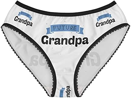 SpreadPassion Future Grandpa Panties, Future Grandpa Underwear, Briefs, Cotton Briefs, Funny Underwear, Panties For Women