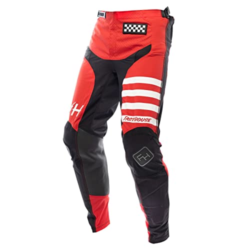 FASTHOUSE Elrod Pant (Red/Black, 42)