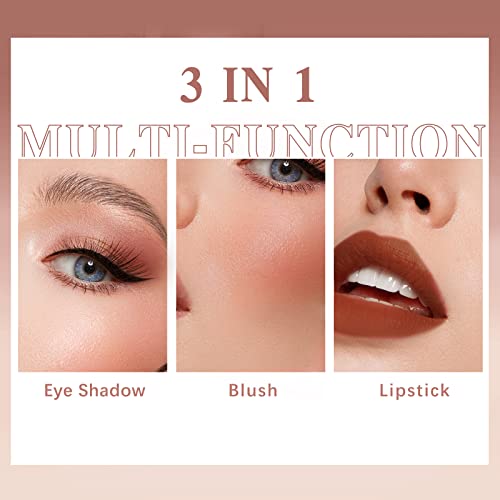 Newbang Cream Blush Stick For Cheeks Makeup,Waterproof Blush Face Stick Multi-Use Lip And Cheek Tint,Matte Finish Lightweight Easy To Blend Natural Cream Blusher Makeup For All Skin Tones- Rose Red #TOP3