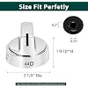 WB03X24818 Stove Knob Cooktop Replacement Parts for GE Range KIP 5G92 Oven JGB700SEJ4SS JGB735SP1SS Surface Burner Control Gas Stove Top 1 Pcs