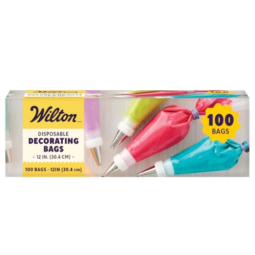 Wilton Disposable Decorating Bags Piping Icing 100-Count